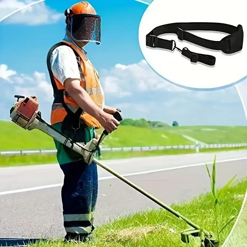 Brush Cutter Strap - 調節可能な芝刈り機バックパックストラップナイロンパッド入りベルトショルダーストラップハーネス刈払機トリマー用刈払機アクセサリー