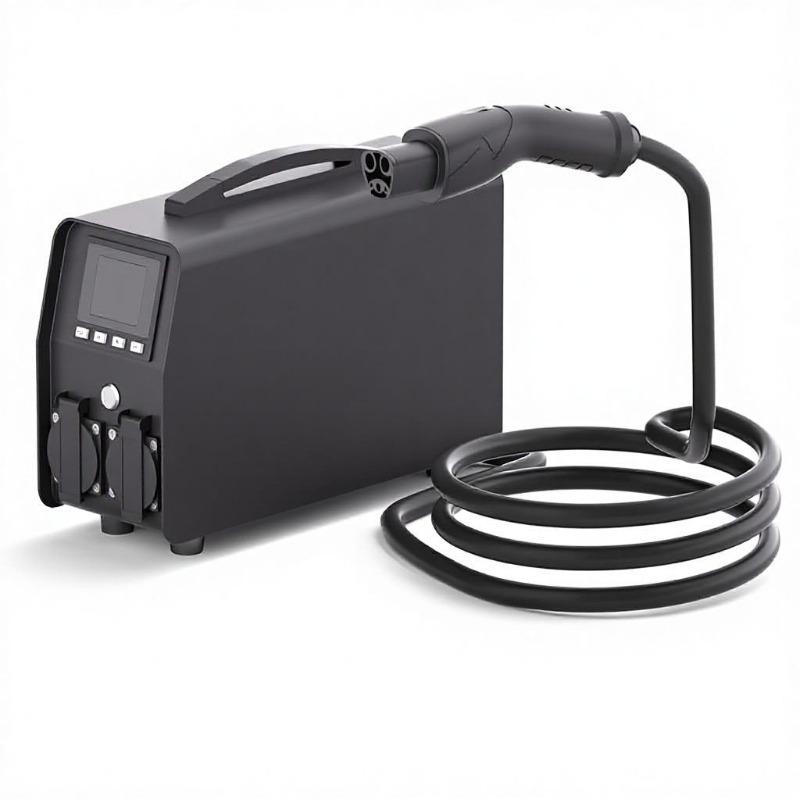 Outdoor Power Adapter - ポータブルEV放電インバーターDC-ACコンバーター新エネルギー車屋外緊急電源アダプターV2Lキャンプ用