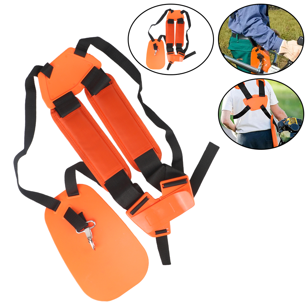 Brush Cutter Strap - W字型パッド入りベルト,ダブルショルダーハーネス,ストラップ,快適,省力化,ブラシカッター,トリマー,ガーデンプルーナー