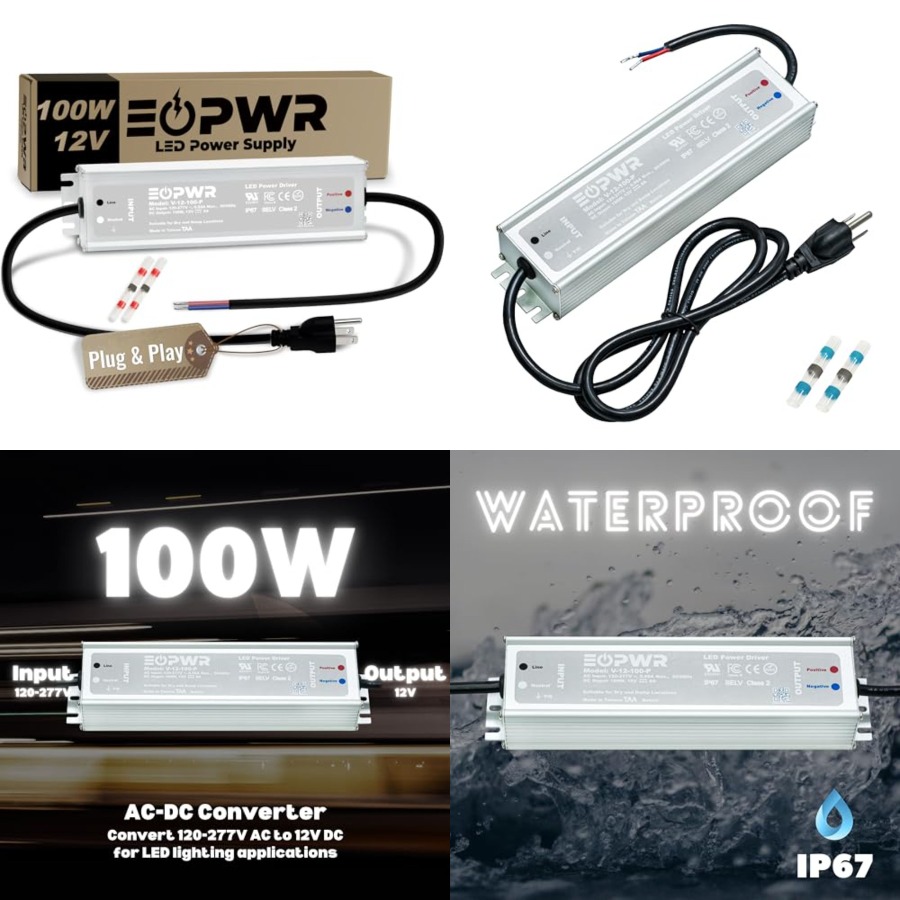 Outdoor Power Adapter - LED ドライバー防水 IP67 電源 AC120-277V から