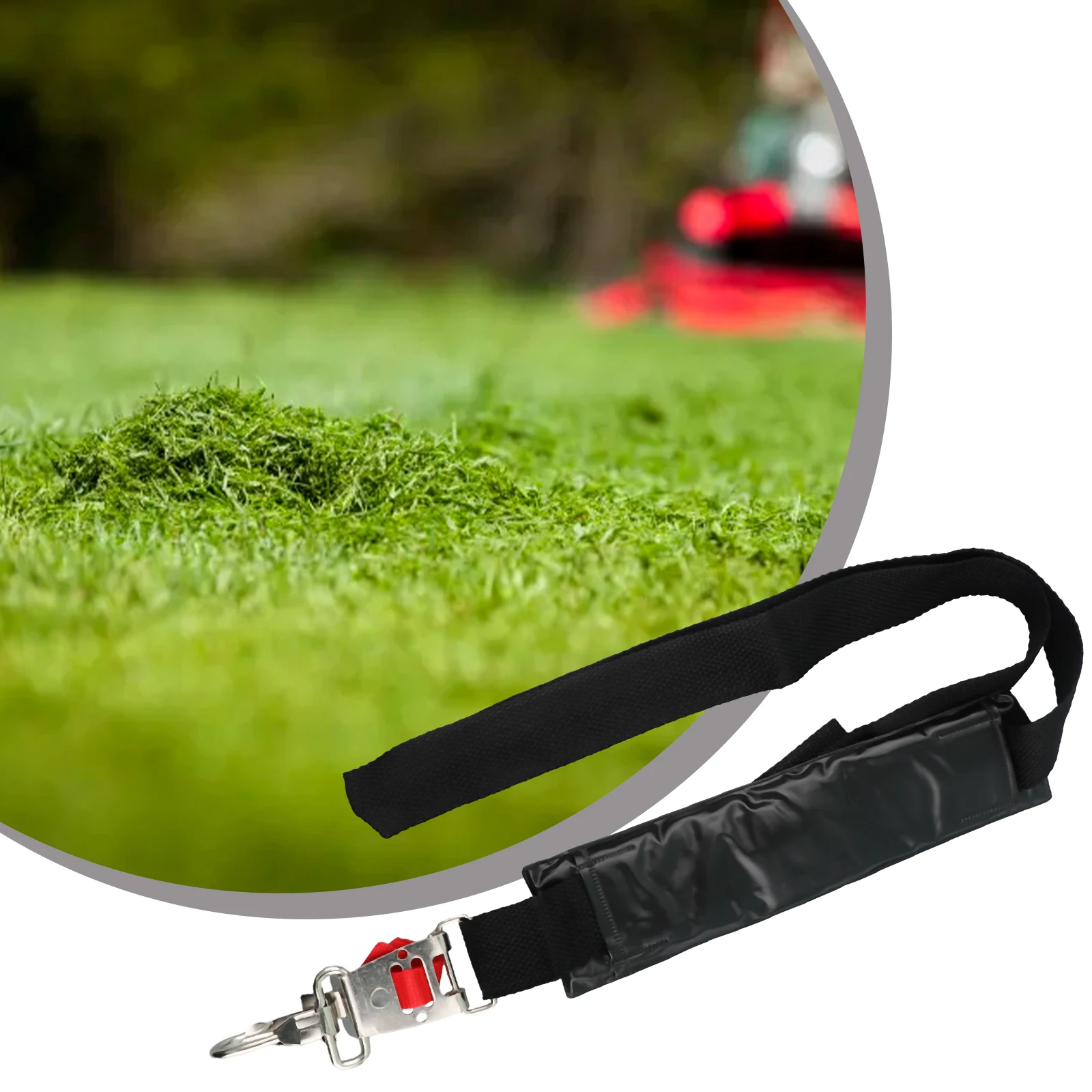 Brush Cutter Strap - GHS 2445および関連トリマーモデル用のブラシカッター用集中型シングルハーネス、調節可能なストラップの長さとクイックリリースバックル付き