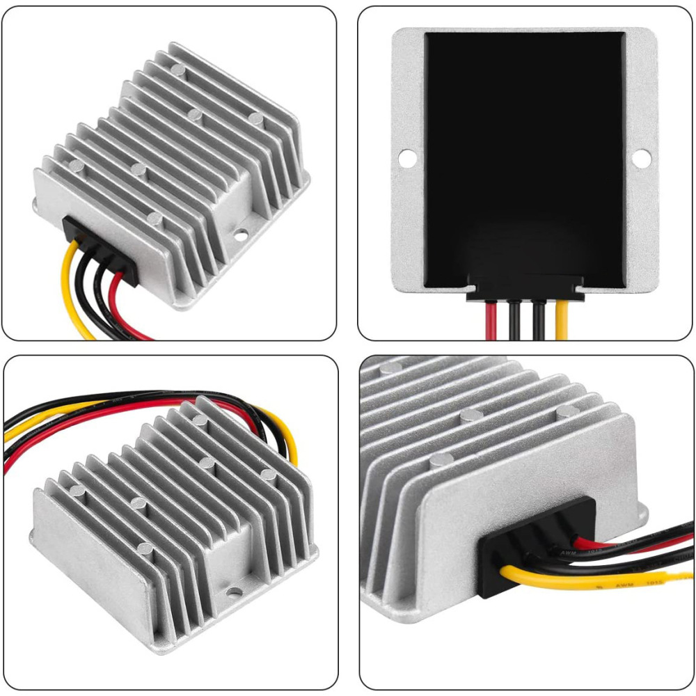 電圧昇圧コンバーター 12Vから24V DCトランスフォーマ - Outdoor Power Adapter のレビューと価格