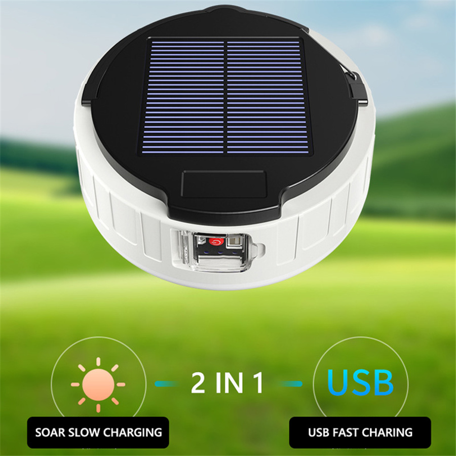 ポータブルLEDソーラーランプ,充電式USB充電器,パワーバ - Outdoor Power New Market のレビューと価格