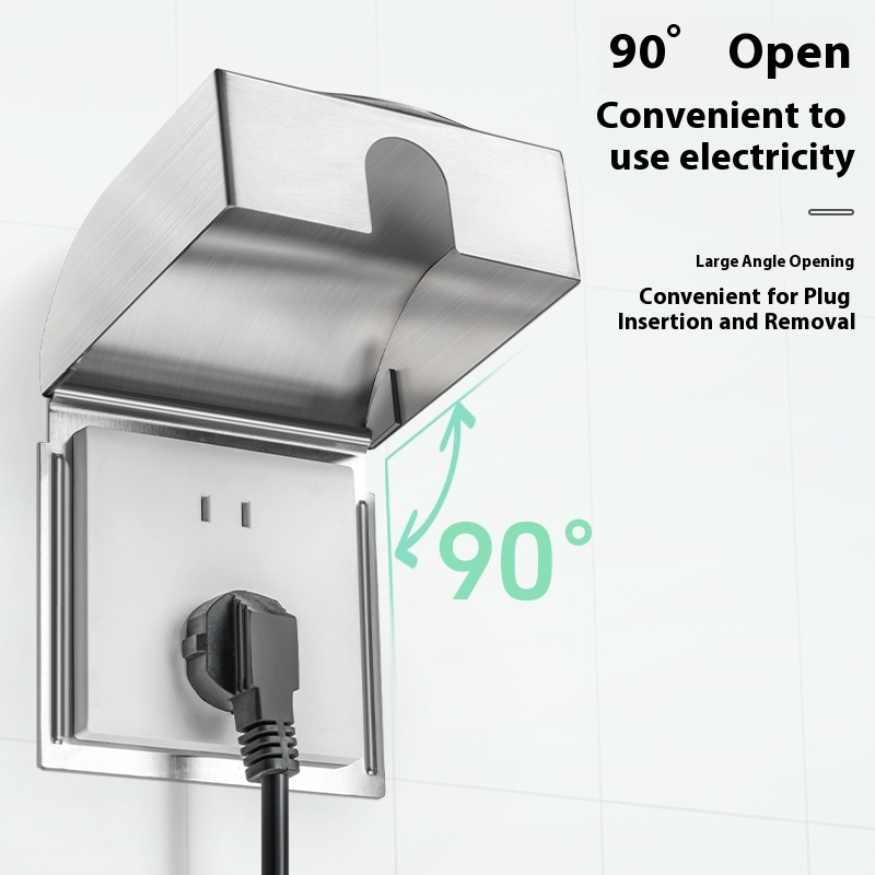 86 ソケット防滴ボックス 304 ステンレス鋼防水屋外スイ - Outdoor Power Adapter のレビューと価格