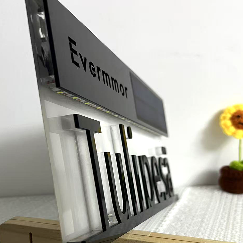 屋外家番号太陽光発電 LED ドアサインパーソナライズされた - Outdoor Power Number のレビューと価格
