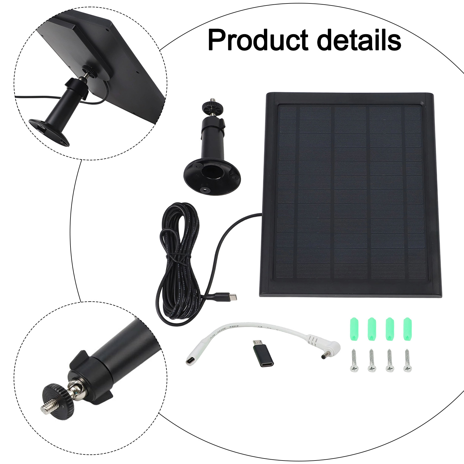 リングデバイス用 ソーラーチャージャー リング用 屋外用エネ - Outdoor Power Adapter のレビューと価格