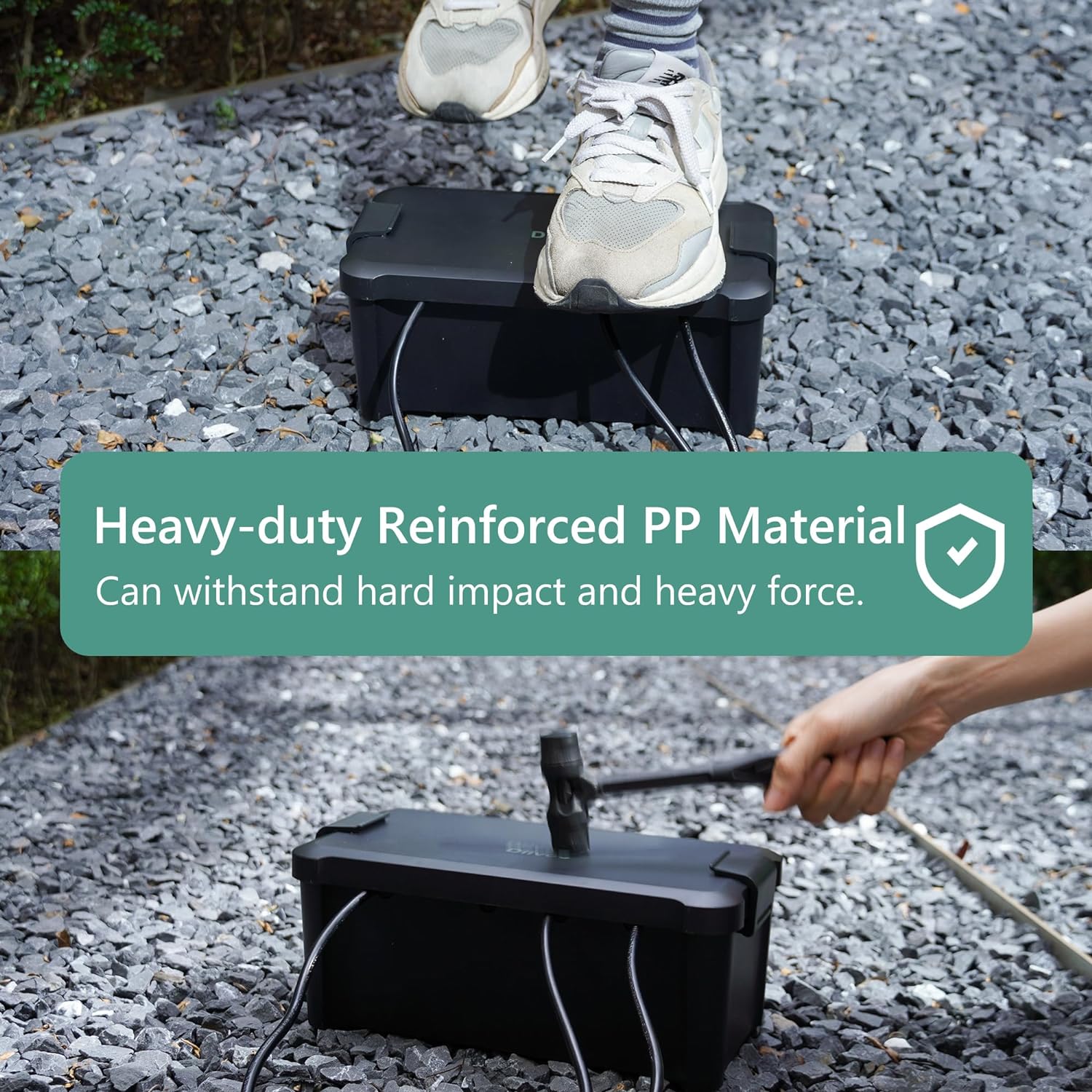 Diivoo 屋外防水電気ボックス屋外ケーブル接続ソケットエ - Outdoor Power Adapter のレビューと価格
