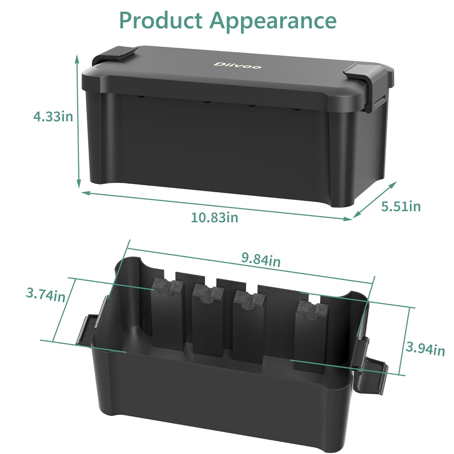 Diivoo 屋外防水電気ボックス屋外ケーブル接続ソケットエ - Outdoor Power Adapter のレビューと価格