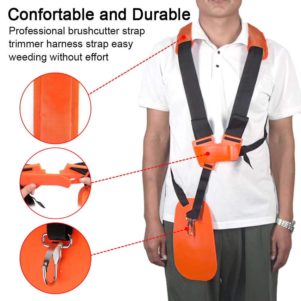 W字型パッド入りベルト,ダブルショルダーハーネス,ストラップ - Brush Cutter Strap のレビューと価格
