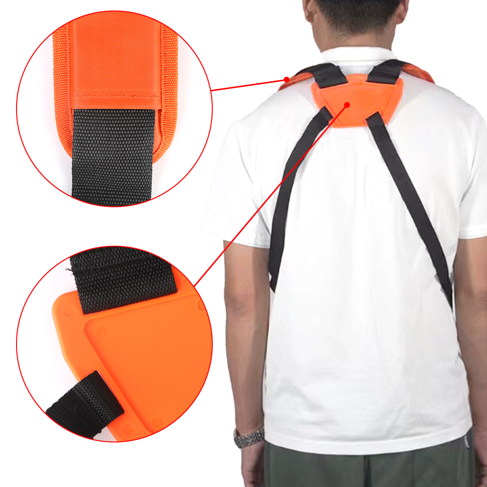 W字型パッド入りベルト,ダブルショルダーハーネス,ストラップ - Brush Cutter Strap のレビューと価格