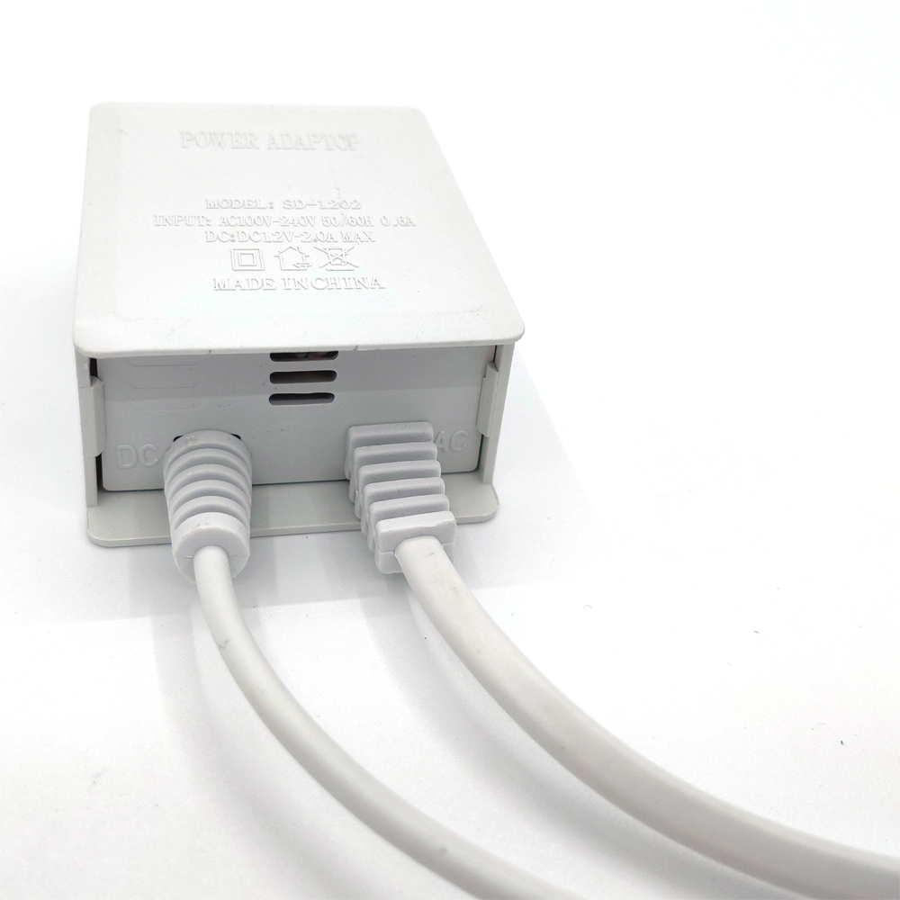 防水電源アダプター12V DC 100-240V,白,EUプ - Outdoor Power Adapter のレビューと価格