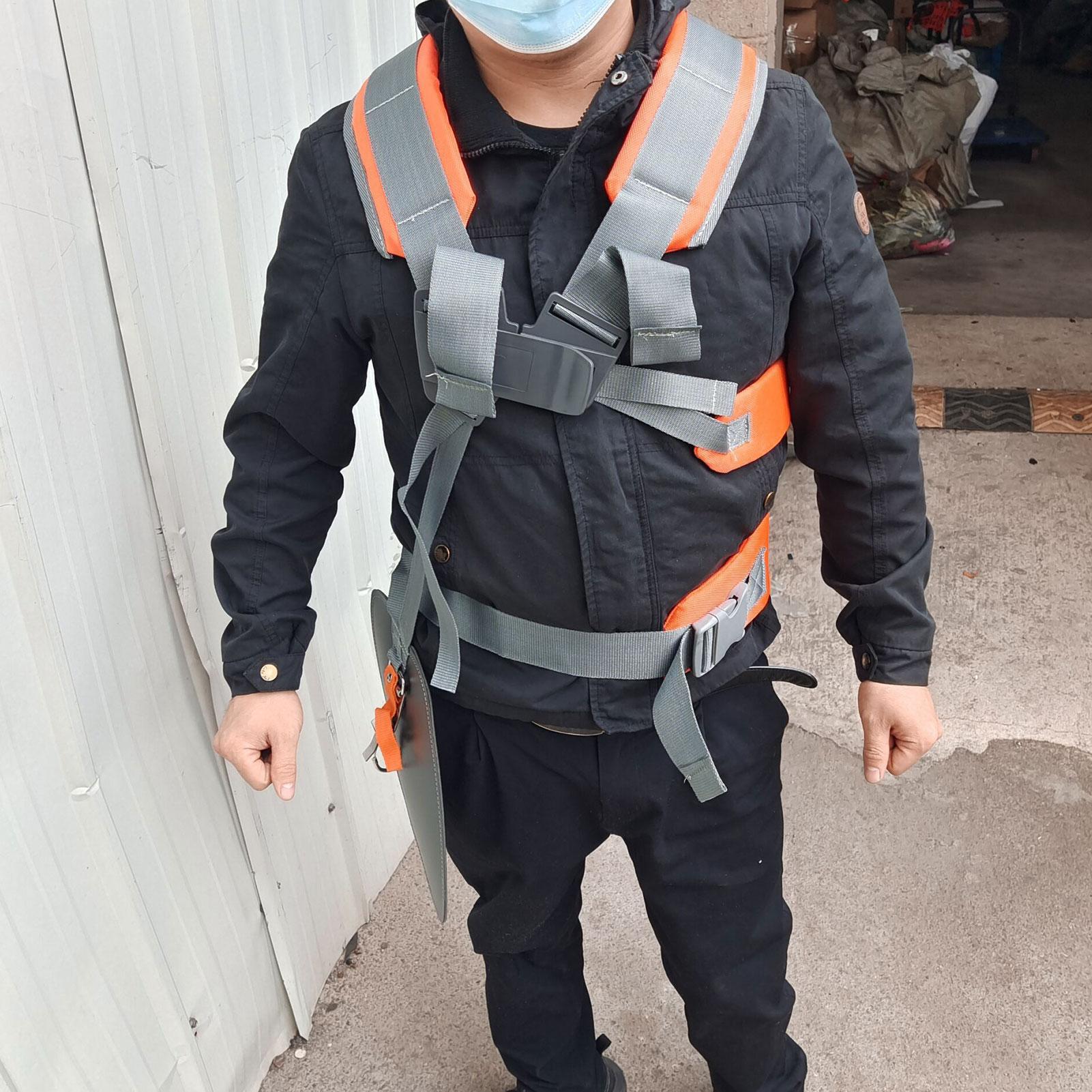 ダブルショルダーブラシカッターハーネス、パッド入り調整可能な - Brush Cutter Strap のレビューと価格