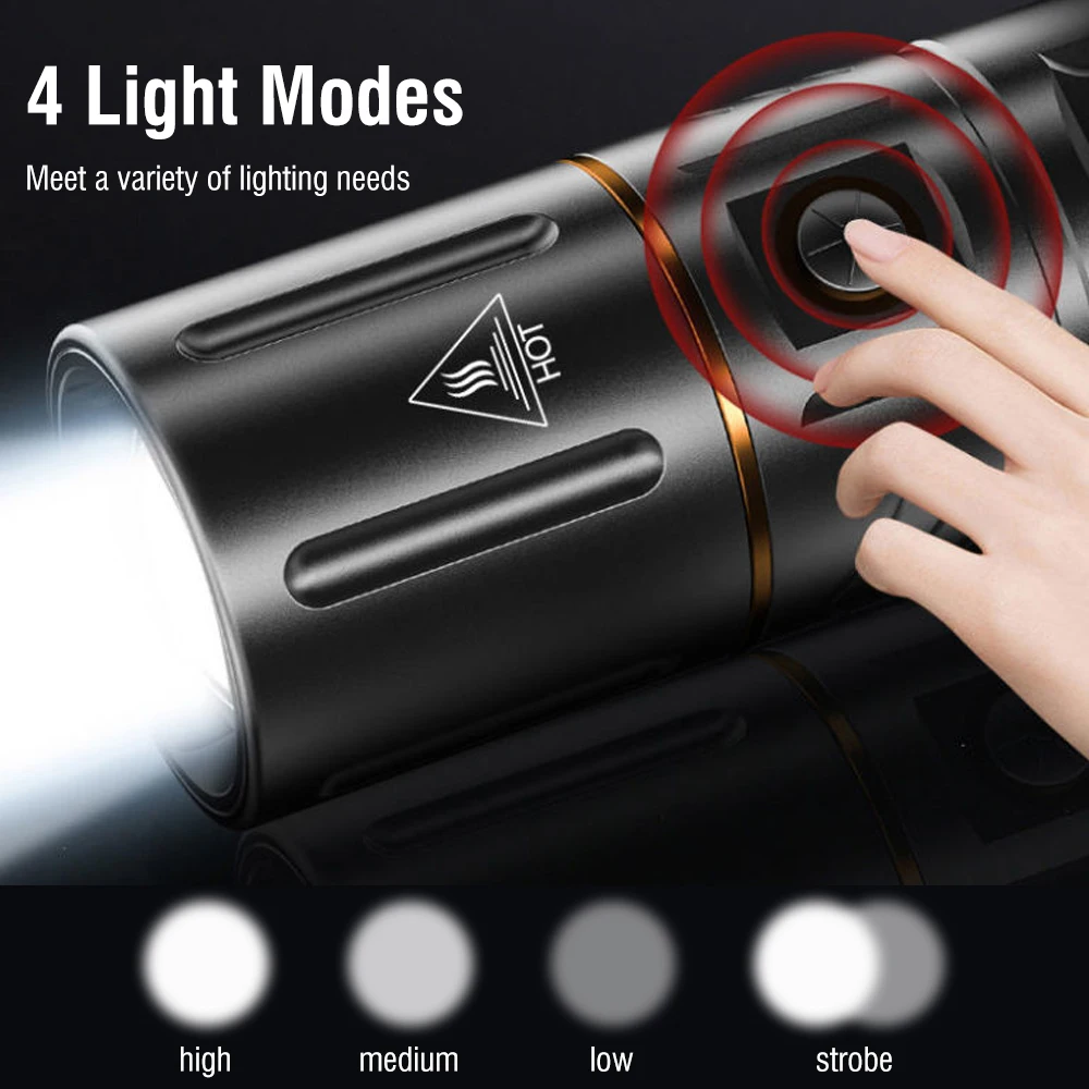 BORUiT 超高輝度 3000LM LED 懐中電灯 26 - Outdoor Usb Power Bank のレビューと価格