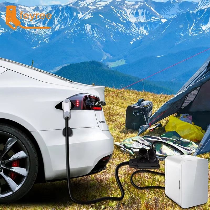 Feyree V2Lケーブル放電プラグEV充電器GBTソケッ - Outdoor Power Adapter のレビューと価格
